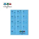 9.1 Schrijftrein: Posters Alfabet hoofdletters (A-M, N-Z)